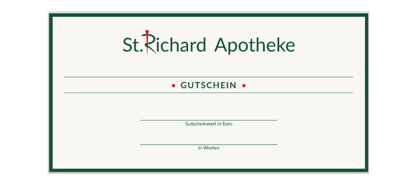 Platzhalter Einkaufsgutschein St Richard Apotheke